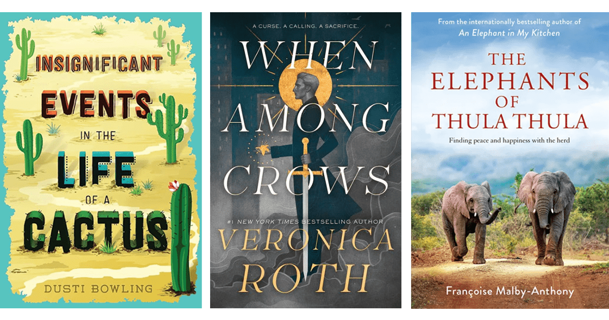 Insignificant Events in the Life of a Cactus, When Among Crows, and The Elephants of Thula Thula book covers