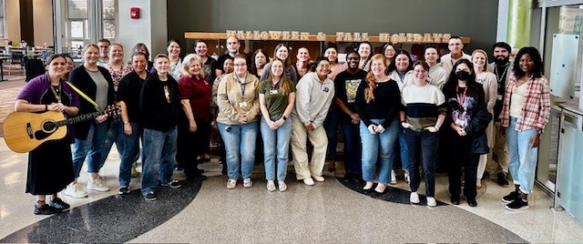 Group photo of library staff